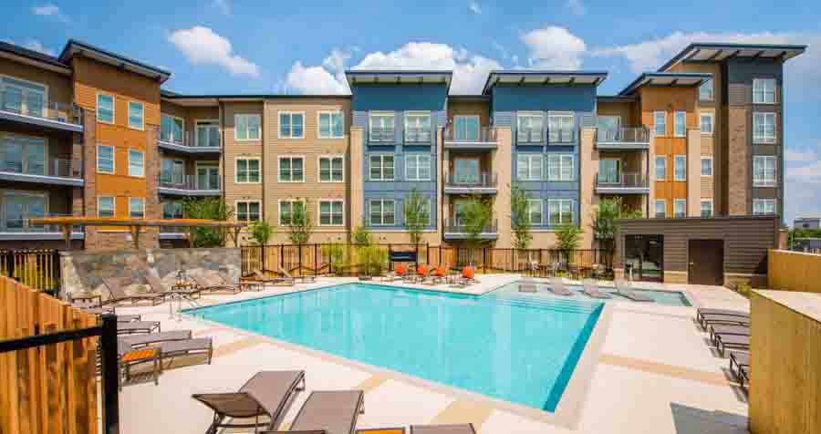 Gables Upper Rock MD apartments pool area