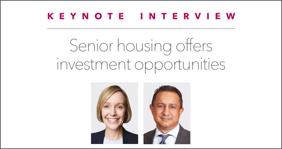PERE article cover image with Clarion Partners' Indraneel Karlekar and Julie Robinson