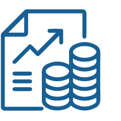 Debt financing icon