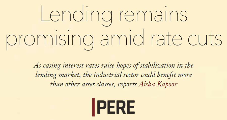 PERE Lending remains promising amid rate cuts header