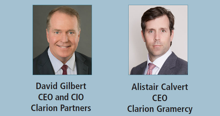 David Gilbert Alistair Calvert Clarion Partners