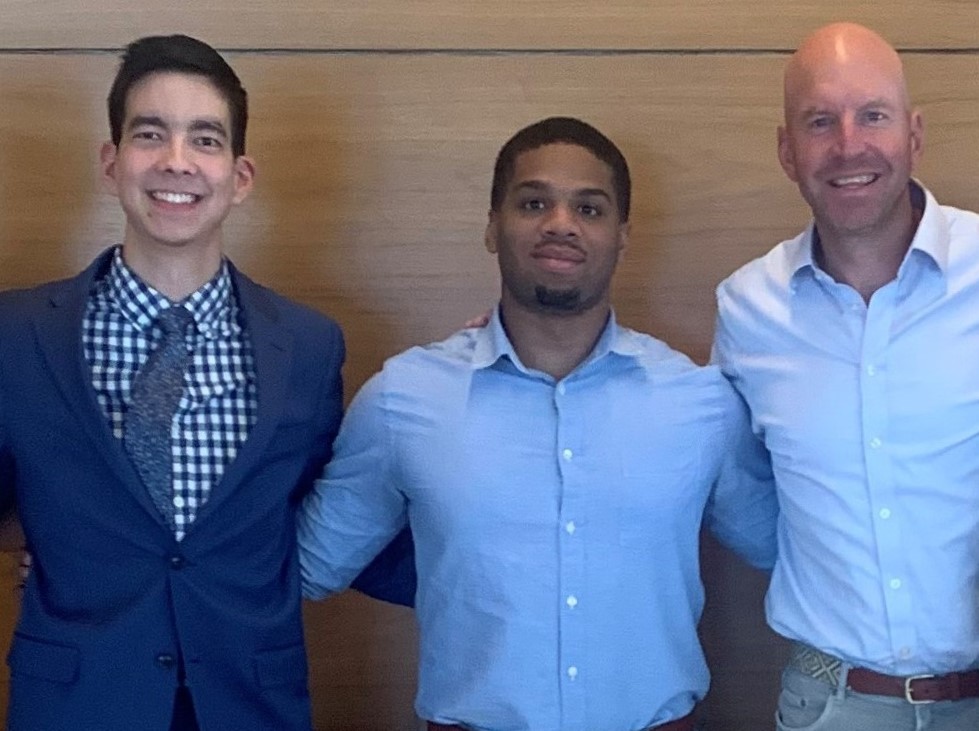 CP's Spence Sowa with 2022 Dallas SEO Interns Thiago Vieira and Bryan Hudson