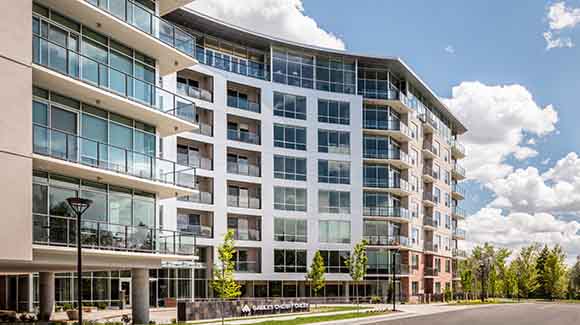 Multi-story apartment building