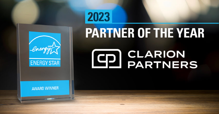Clarion Partners Named ENERGY STAR Partner of the Year 2023 